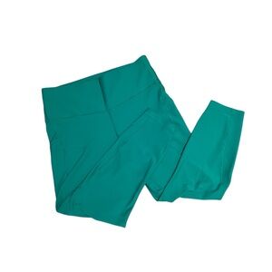 Athleta Interval Stash Green Pocket Leggings